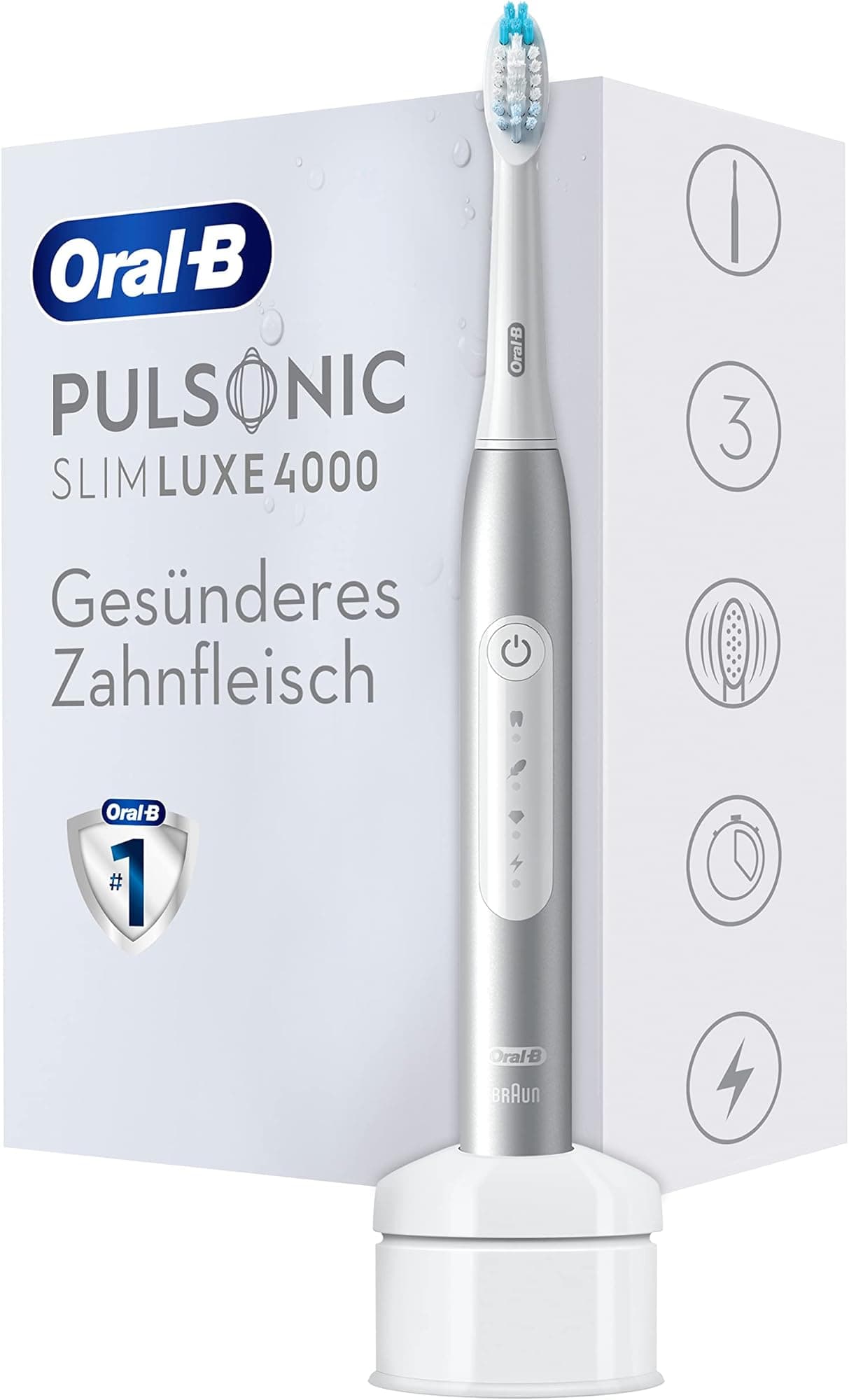 مسواک برقی اورال بی مدل Pulsonic Slim Luxe 4000 — تصویر ۷