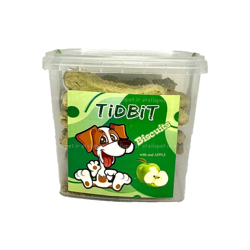 بیسکویت سگ تیدبیت سیب160g