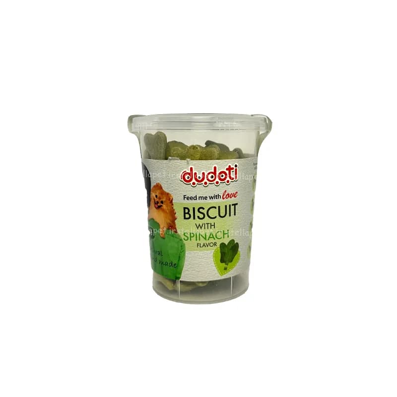 بیسکویت سگ دودوتی اسفناج150g