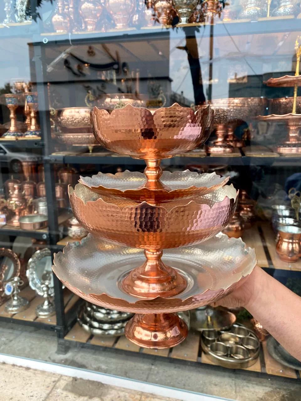 سرویس پذیرایی مسی تاج محل نانو شده — تصویر ۲