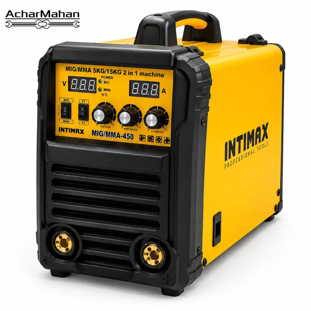 اینورتر جوشکاری CO2 اینتیمکس ۴۵۰ آمپر قرقره بزرگ مدل (INTIMAX MIG/MMA-450)