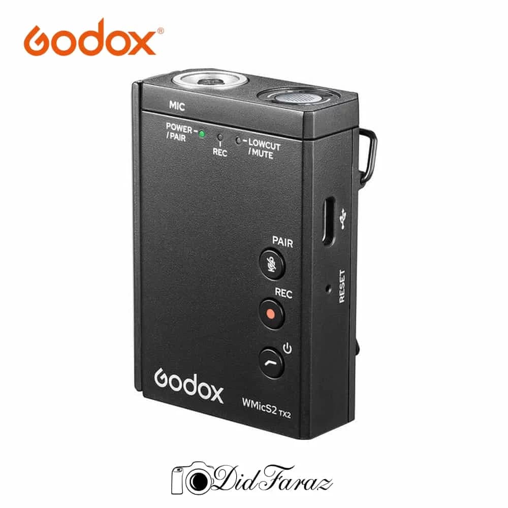 میکروفون بی سیم گودکس Godox UHF Wireless Microphone System WMicS2 Kit 2 — تصویر ۷