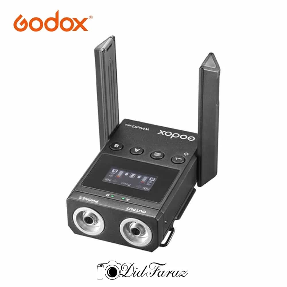 میکروفون بی سیم گودکس Godox UHF Wireless Microphone System WMicS2 Kit 2 — تصویر ۸