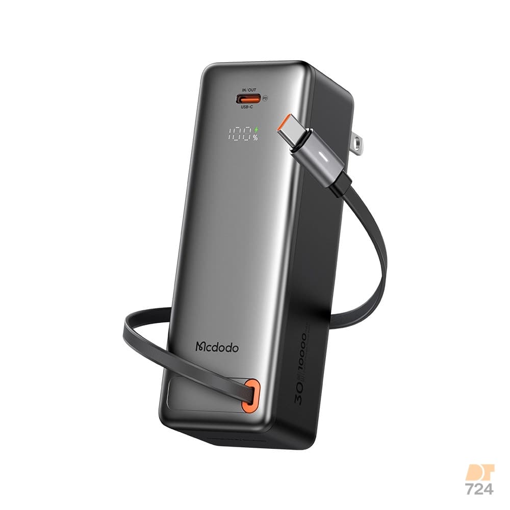 پاوربانک 10000 و آداپتور شارژ ۳۰وات مکدودو – مدل MC-3181