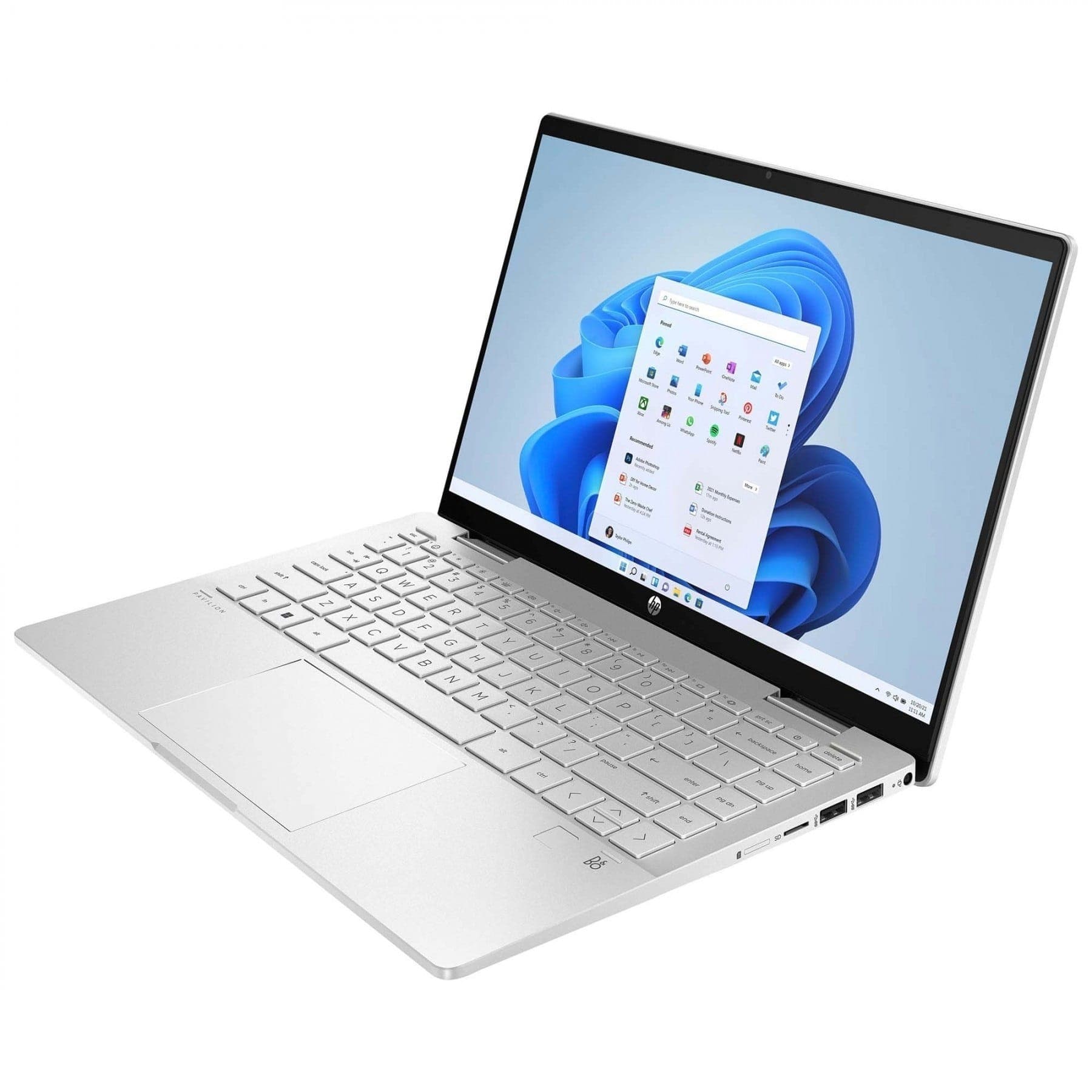 لپ تاپ HP Pavilion 14- Core i5 (1235 u) – 16 GB DDR4 – 512GB SSD – Intel iris xe – 14 FHD Touch X360 — تصویر ۴