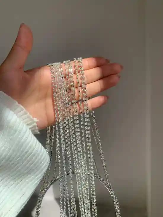 تل مجلسی ریسهای نگیندار (۷ ریسه) — تصویر ۲