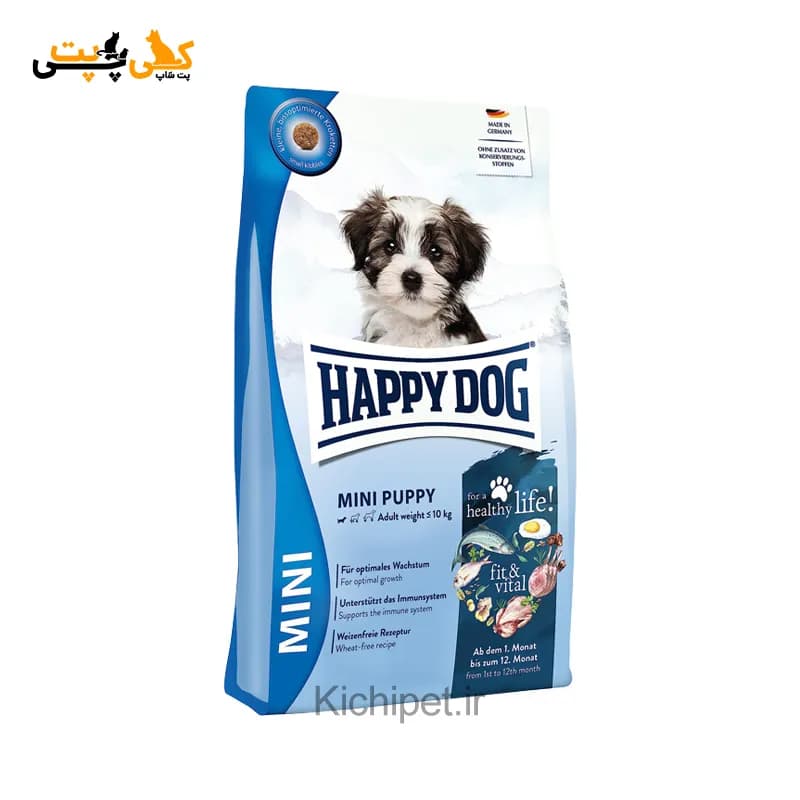 غذای خشک سگ هپی داگ مینی پاپی Mini Puppy – وزن 10 کیلوگرم