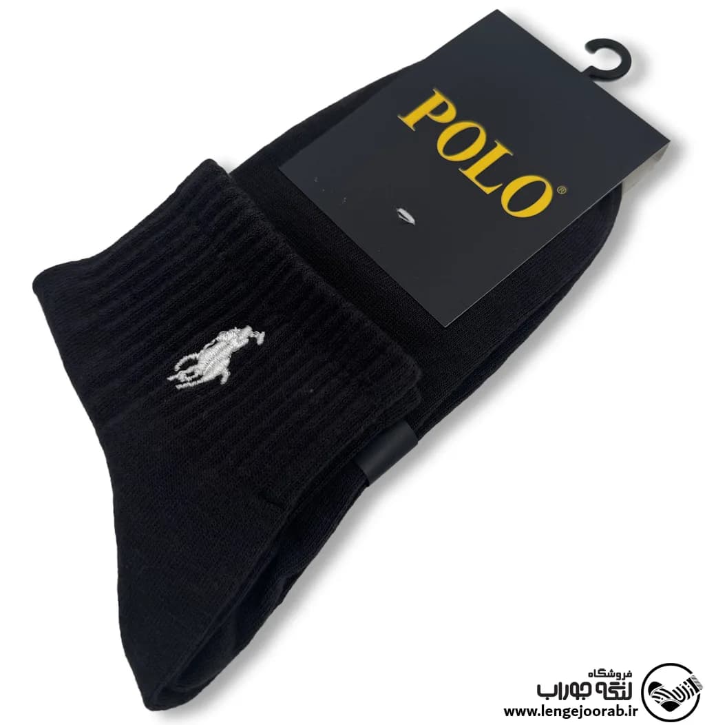 جوراب مردانه نیم ساق نخ پنبه ای کژوال پولو کد POLO پک شش تایی — تصویر ۲