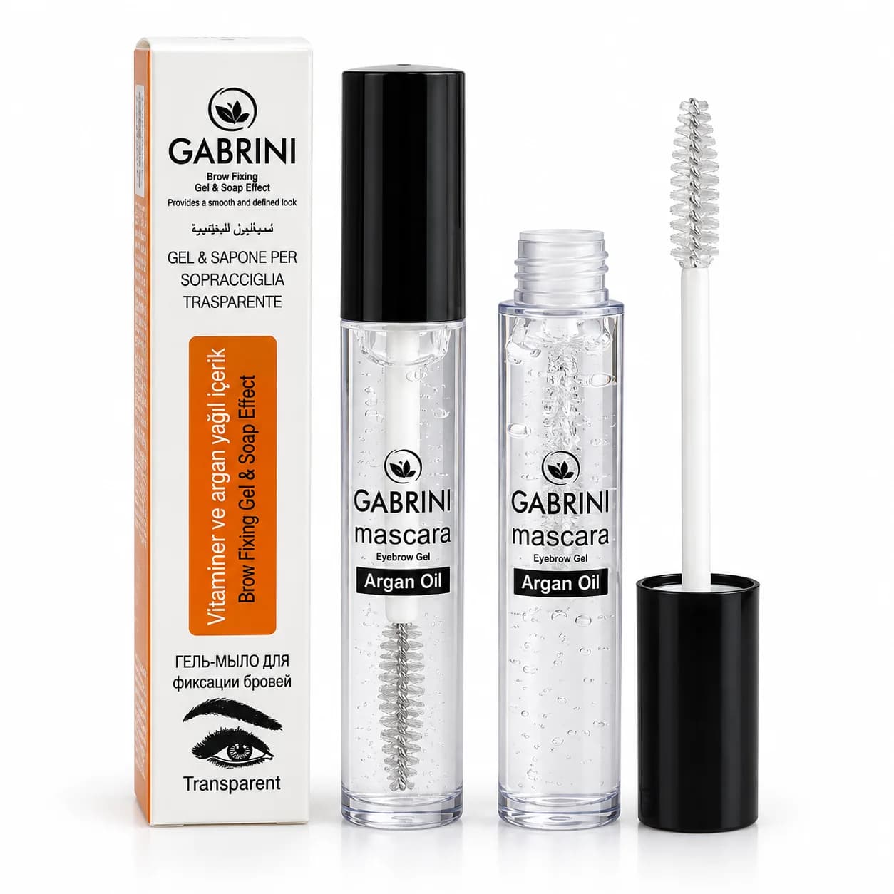 ژل حالت دهنده ابرو گابرینی GABRINI حاوی روغن آرگان