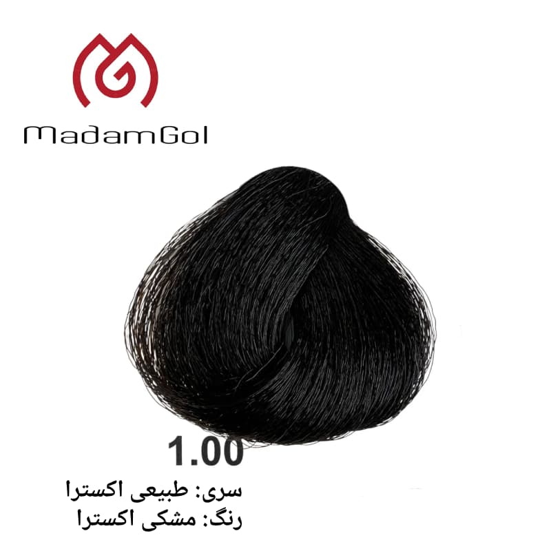 رنگ مو دوماسی سری طبیعی اکسترا شماره 1/00 مشکی اکسترا — تصویر ۳