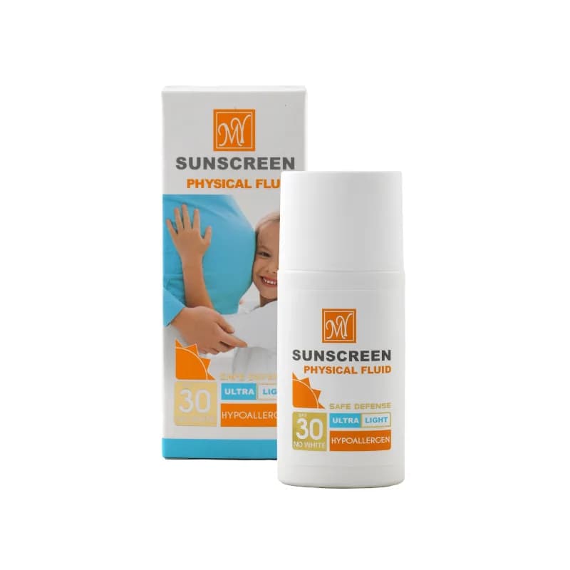 ضد آفتاب فلوئیدی فیزیکال مای مناسب پوست حساس SPF30 حجم ۵۰ میل — تصویر ۲