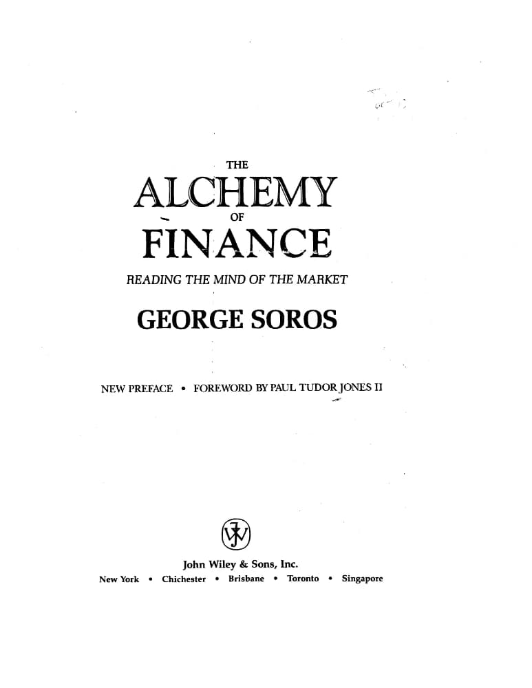 کتاب The Alchemy of Finance (کیمیاگری مالی) نسخه انگلیسی PDF | جورج سوروس