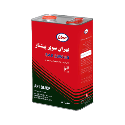 روغن موتور بهران سوپر پیشتاز SL 20w50 حجم 4 لیتر — تصویر ۲