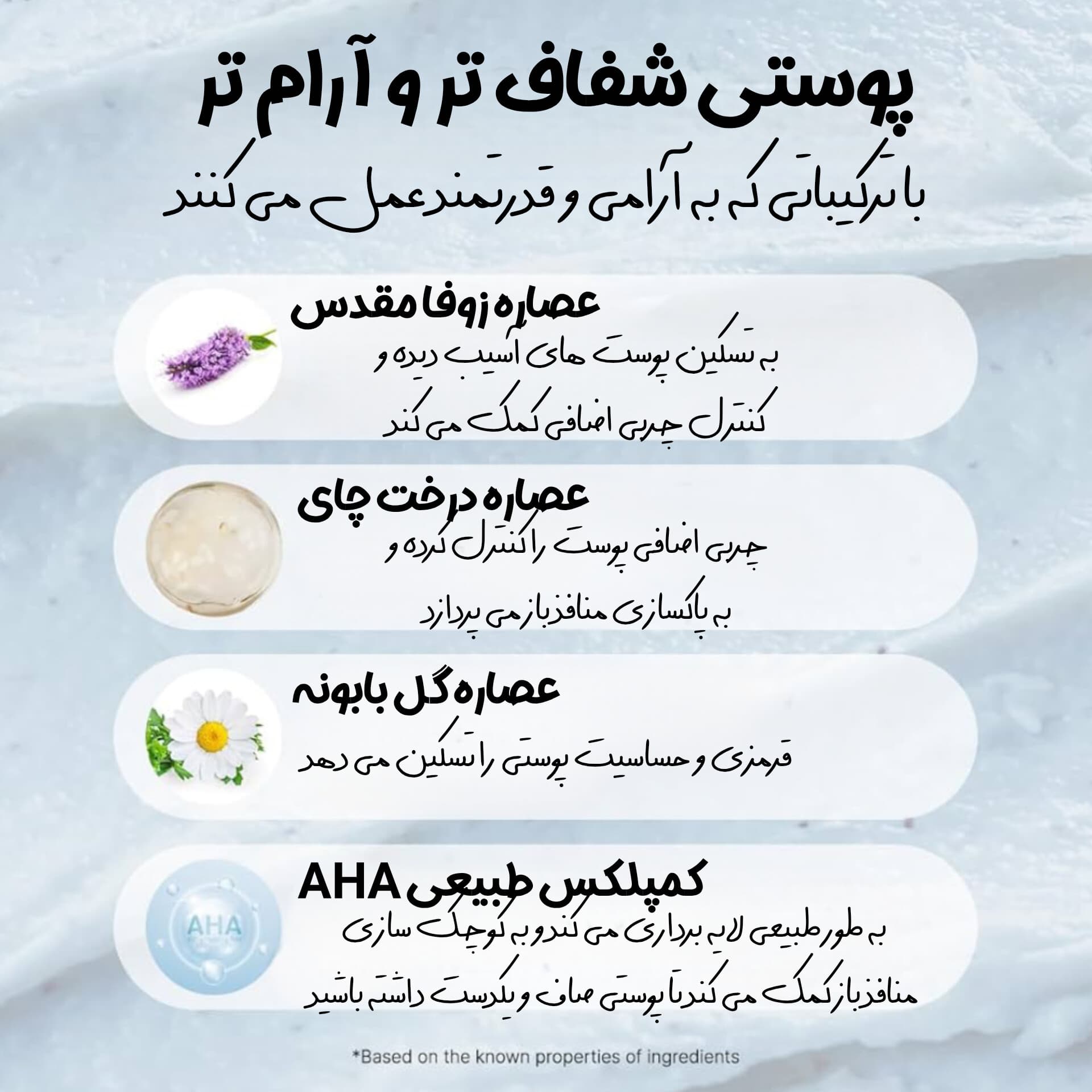 شوینده کیک برنجی کنترل چربی و منافذ زوفا آرنسیا — تصویر ۳