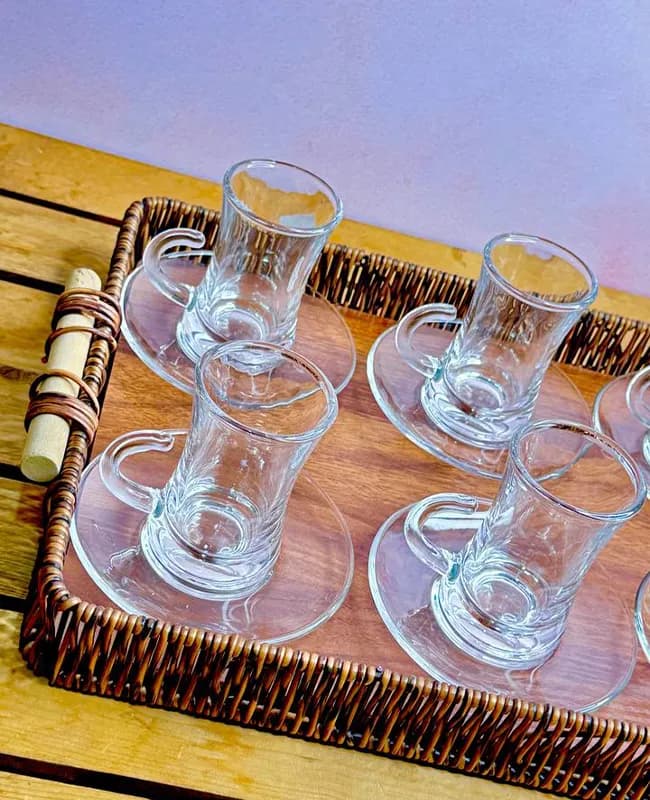 فنجان نعلبکی 12 پارچه وارداتی کد 415 — تصویر ۲