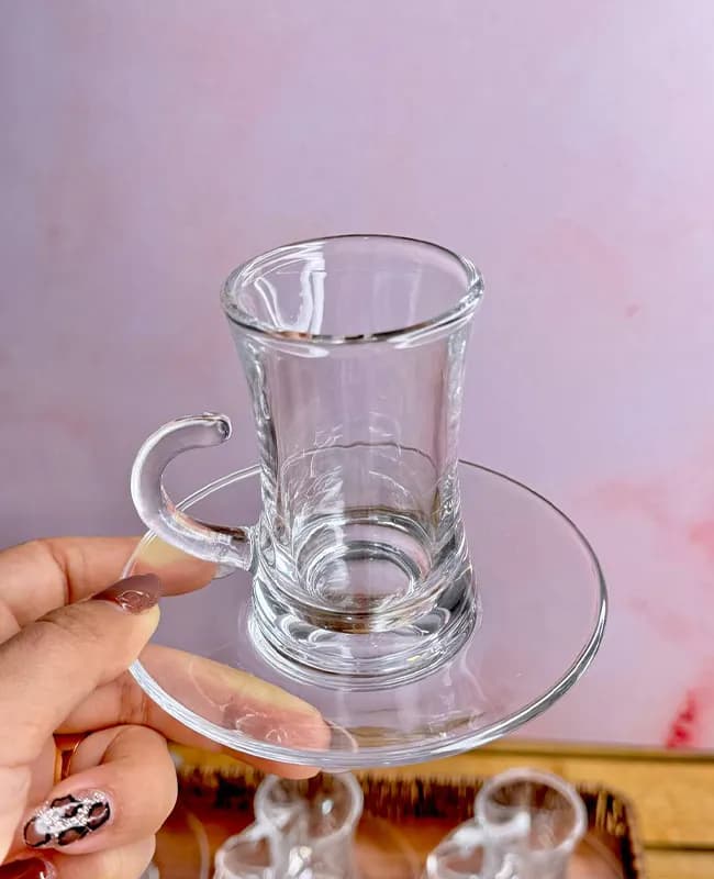فنجان نعلبکی 12 پارچه وارداتی کد 415 — تصویر ۴