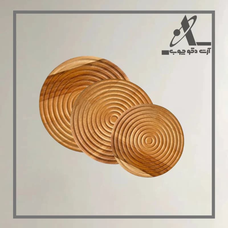 تخته سرو دایره ای شیاردار