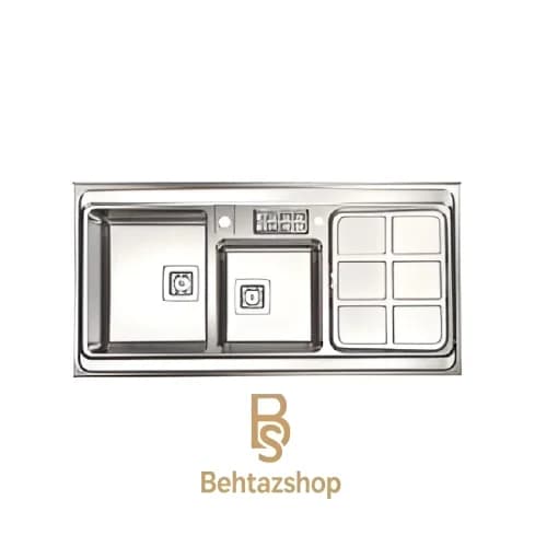 سینک ظرفشویی روکار استیل البرز مدل 855/60