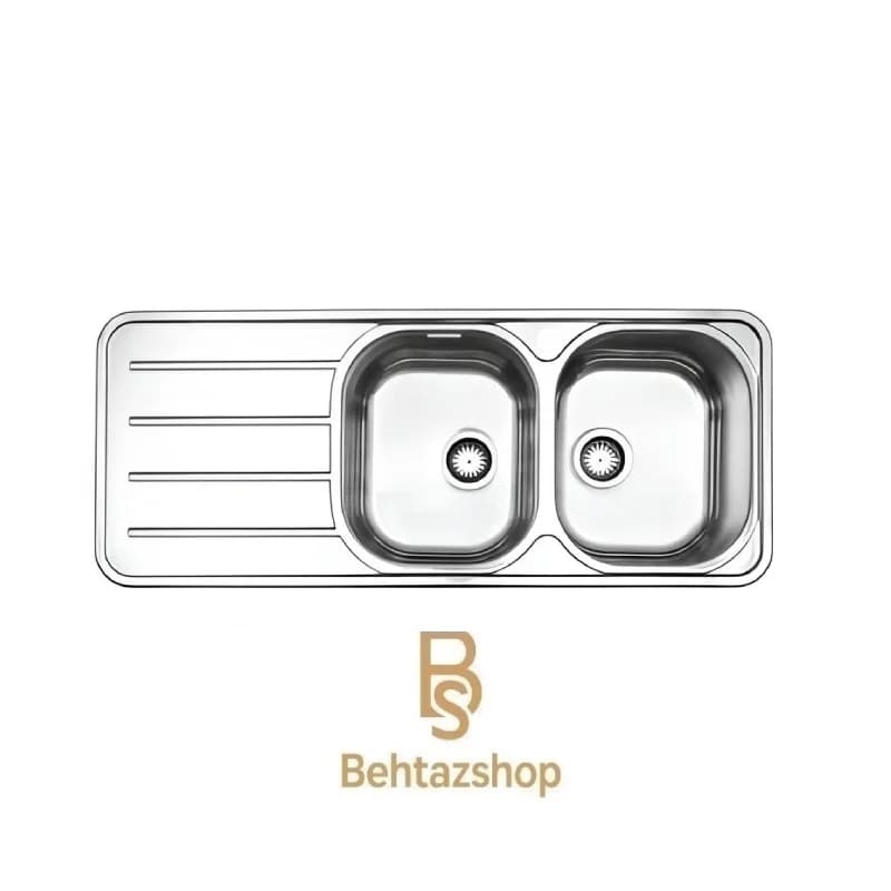 سینک ظرفشویی توکار استیل البرز مدل 726/50