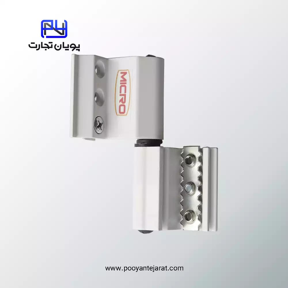لولای دوتکه قابل رگلاژ سفید MICRO