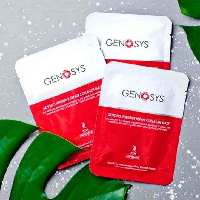 ماسک ترمیم و احیا کننده کلاژن فشرده ژنوسیس GENOSYS REPAIR COLLAGEN MASK — تصویر ۳