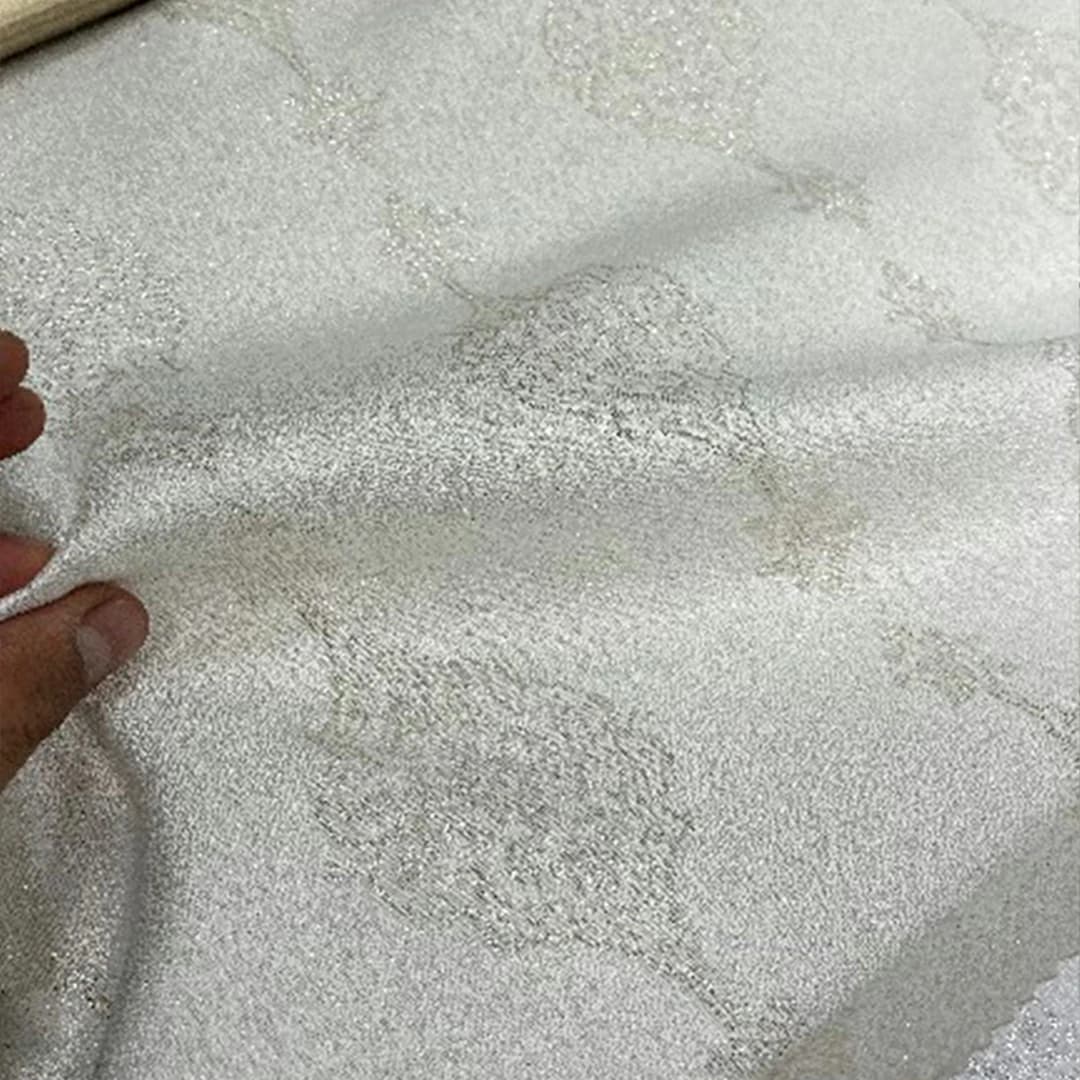 پرده آماده حریر پتینه طرح سنتی