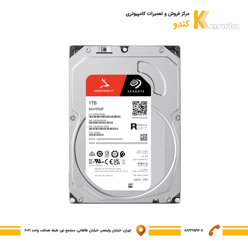 هارد اچ دی دی اینترنال استوک Seagate Sata 2.5 Inch 1TB