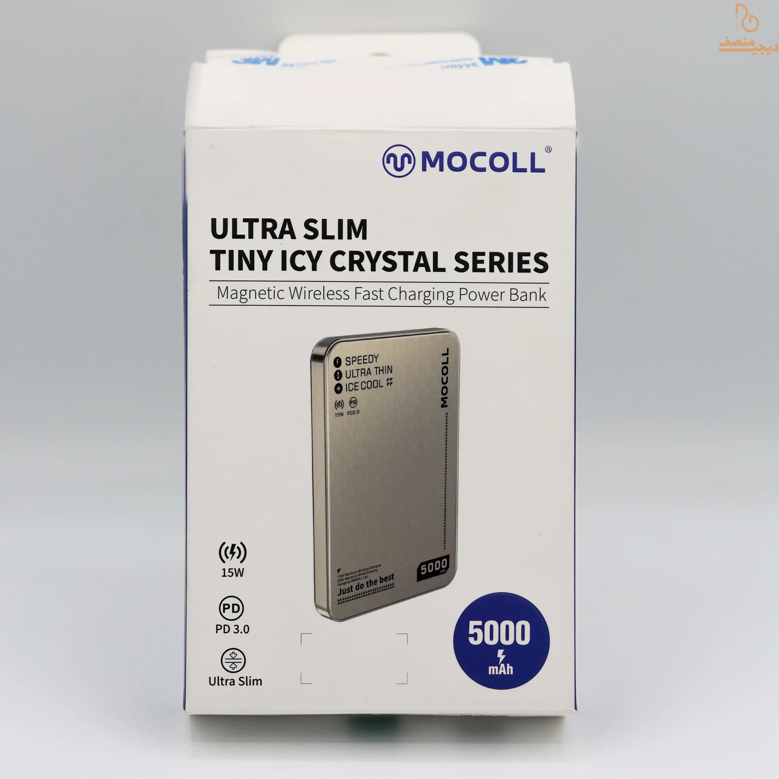 پاوربانک MOCOLL با ظرفیت ۵۰۰۰ میلی آمپر ساعت — تصویر ۷
