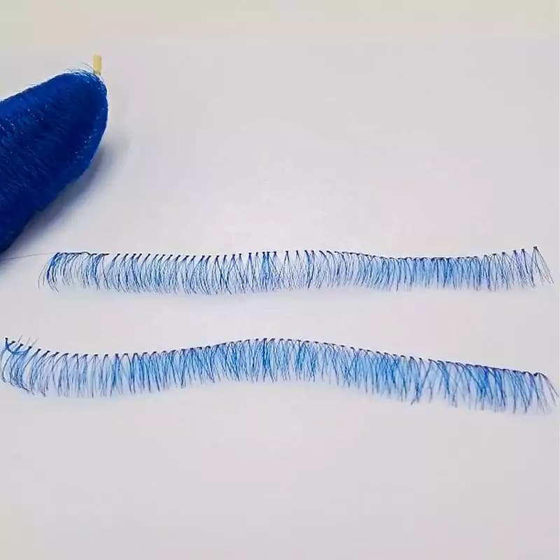 مژه ریسه ای گره ای رنگی (کاشت موقت)