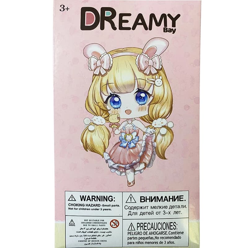 عروسک Dreamy Bay مدل چشم تیله ای کد 6637-4 ارتفاع 15 سانتی متر — تصویر ۵