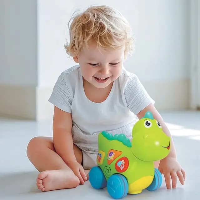هولا تویز دایناسور آموزشی موزیکال مدل Learning Dino آیتم 6105 — تصویر ۵