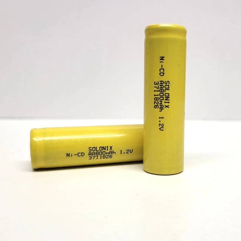 پک 20 عددی باتری قلمی شارژی سولونیکس Ni-CD مدل صنعتی 800mAh سرتخت — تصویر ۶