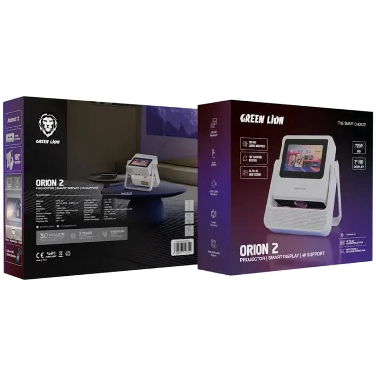 ویدئو پروژکتور هوشمند گرین لاین مدل Orion 2 با نمایشگر لمسی — تصویر ۵