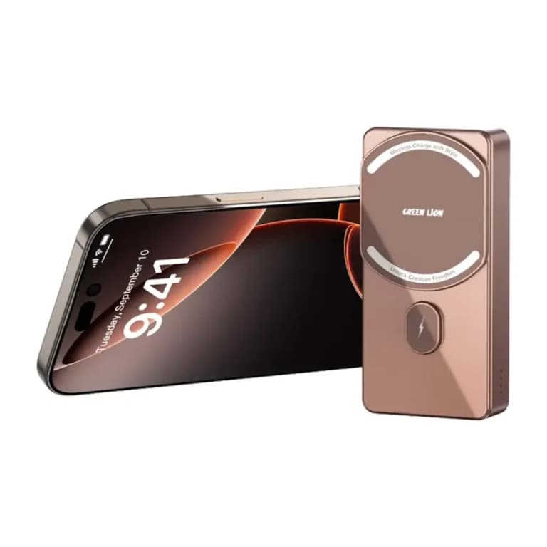 پاوربانک مگسیف گرین لاین Milton 10000 میلیآمپرساعت 20W — تصویر ۳