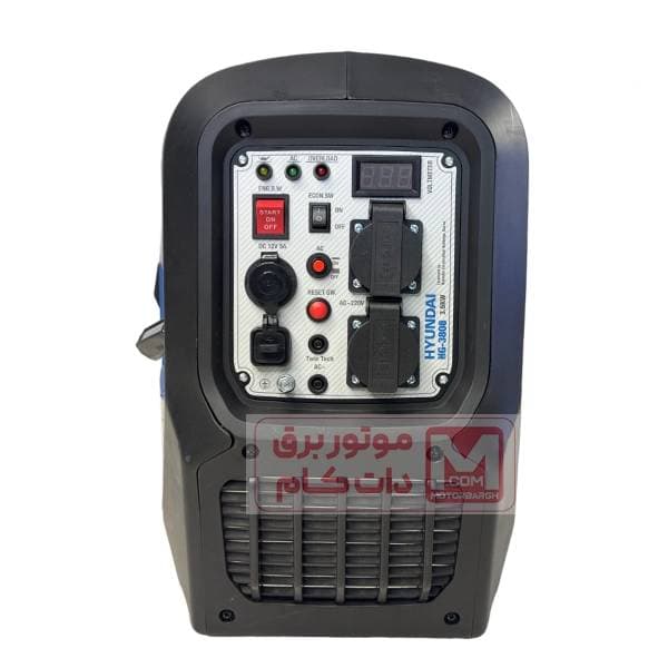 موتور برق هیوندای سایلنت 3.5 کیلووات مدل HG3808 — تصویر ۲