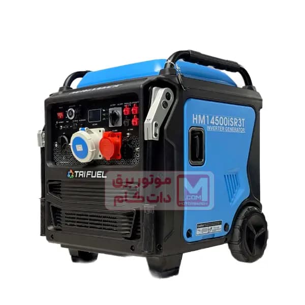 موتو برق هونامیک سایلنت سه گانه سوز سه فاز و تک فاز 12 کیلووات مدل HM14500 iSR3T — تصویر ۶