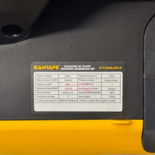 موتور برق سانتافه سایلنت 4 کیلووات مدل STF6900S-R — تصویر ۸