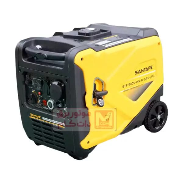موتور برق سانتافه سایلنت دوگانه سوز 7.5 کیلووات مدل stf7900s — تصویر ۳