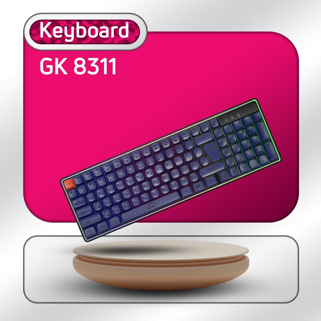 کیبورد با سیم گیمینگ تسکو مدل GK 8311 — تصویر ۴