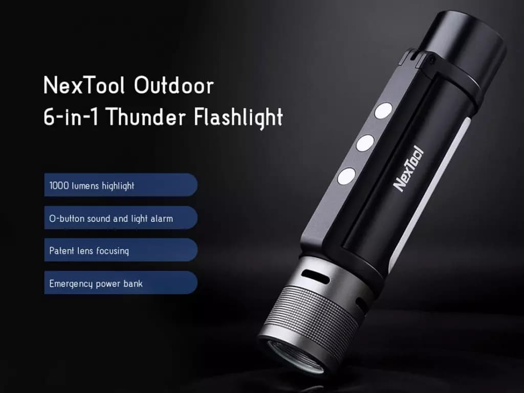 چراغ قوه 6 کاره شیائومی مدل nextool ne20030 — تصویر ۷