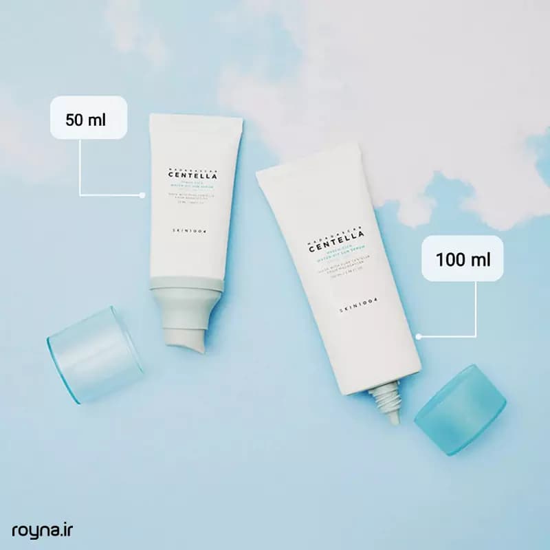 سرم ضد آفتاب سنتلا اسکین 1004 اصل با SPF50 بی رنگ — تصویر ۴