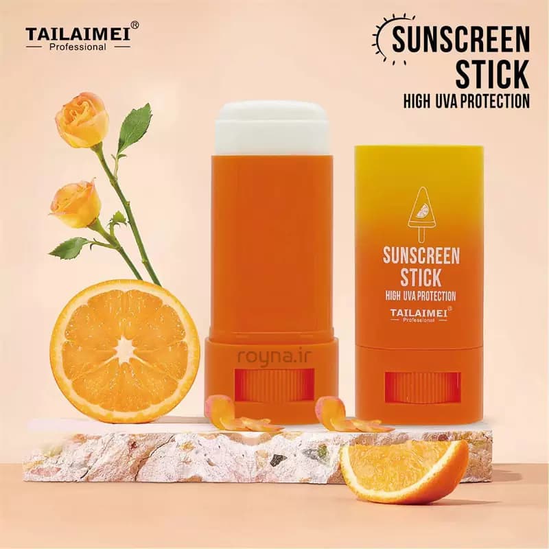 ضدآفتاب استیکی تایلامی حاوی ویتامین C و بی رنگ با SPF65 حجم 18 میلی لیتر — تصویر ۴