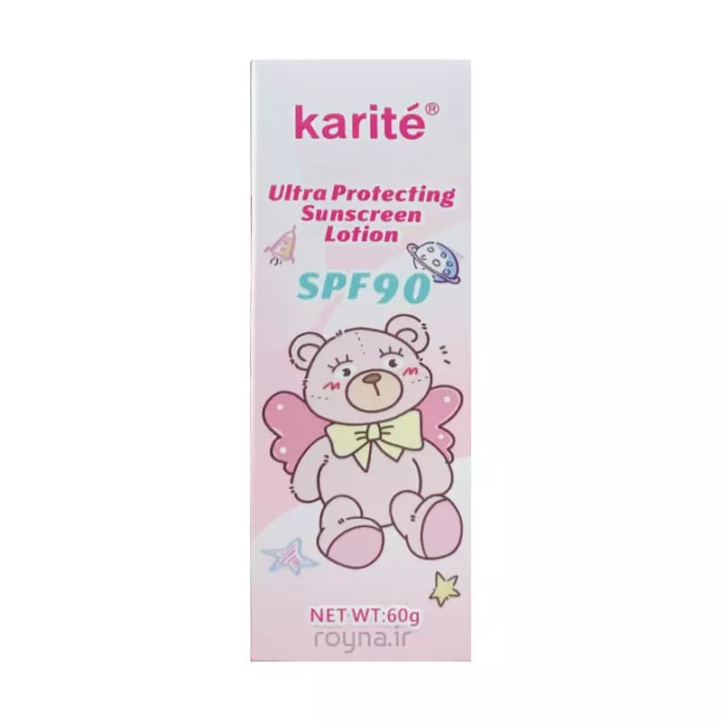 کرم ضد آفتاب کاریته مدل خرسی با SPF90 حجم 60 گرم