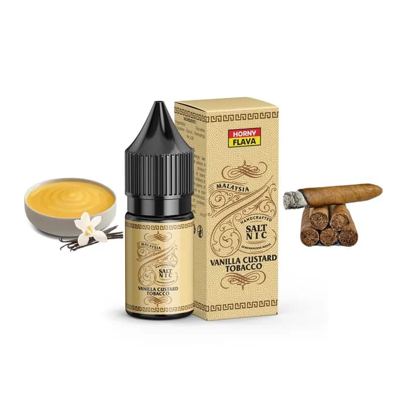 سالت وانیل کاستارد تنباکو هورنی فلاوا | HORNY FLAVA VANILLA CUSTARD TOBACCO