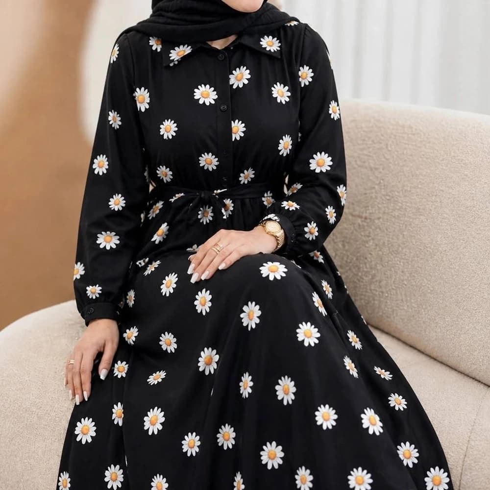 پیراهن ساحلی پونه تک گل — تصویر ۳