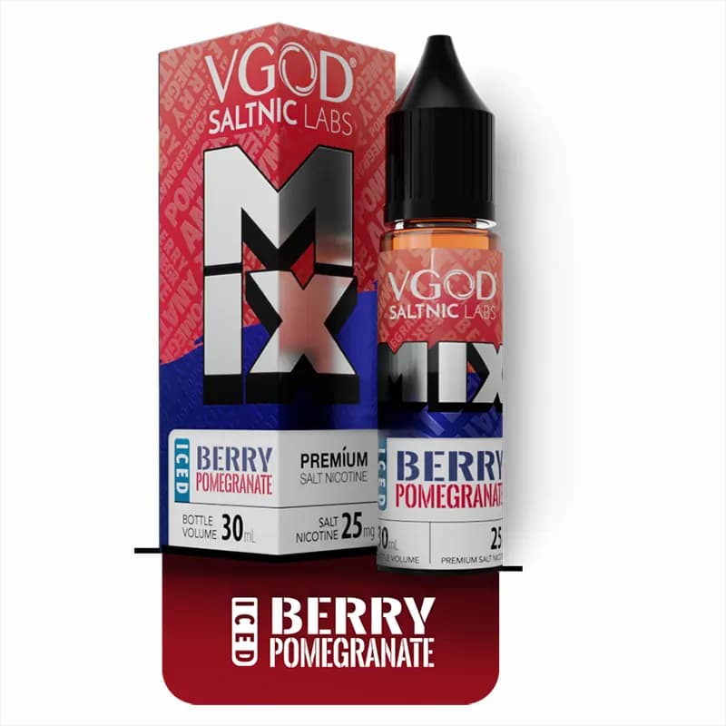 سالت نیکوتین میکس بری انار ویگاد | VGOD Iced Mix Berry Pomegranate SaltNic