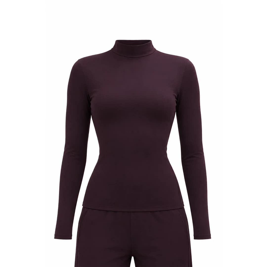 تیشرت آستین بلند جذب یقه بلند مستر کوالیتی Lululemon — تصویر ۲
