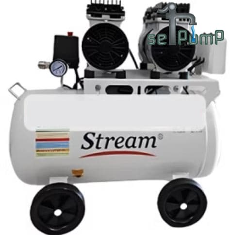 کمپرسور استریم بدون روغن DZW400AF006-ALU ظرفیت 24 لیتری
