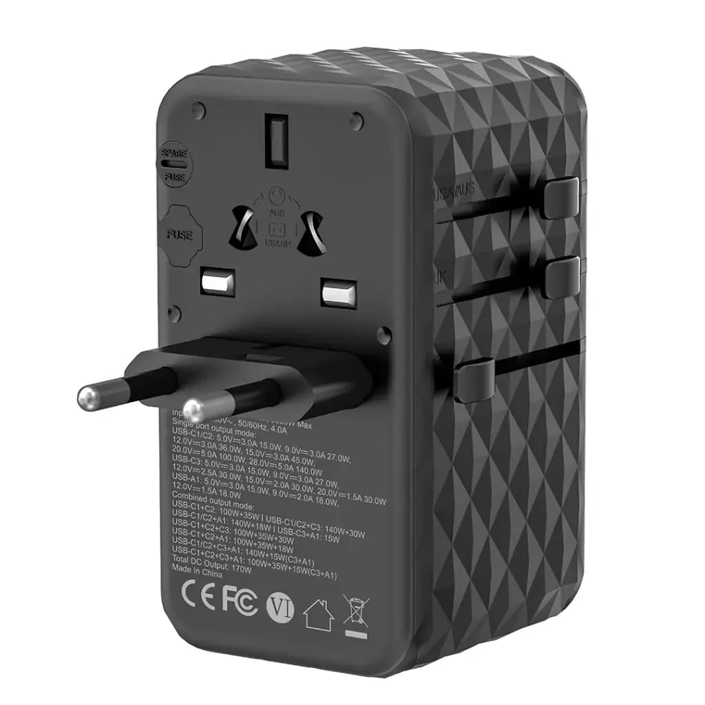 شارژر دیواری 170 وات پاورولوژی مدل Powerology Charger PWCUQC042 — تصویر ۲