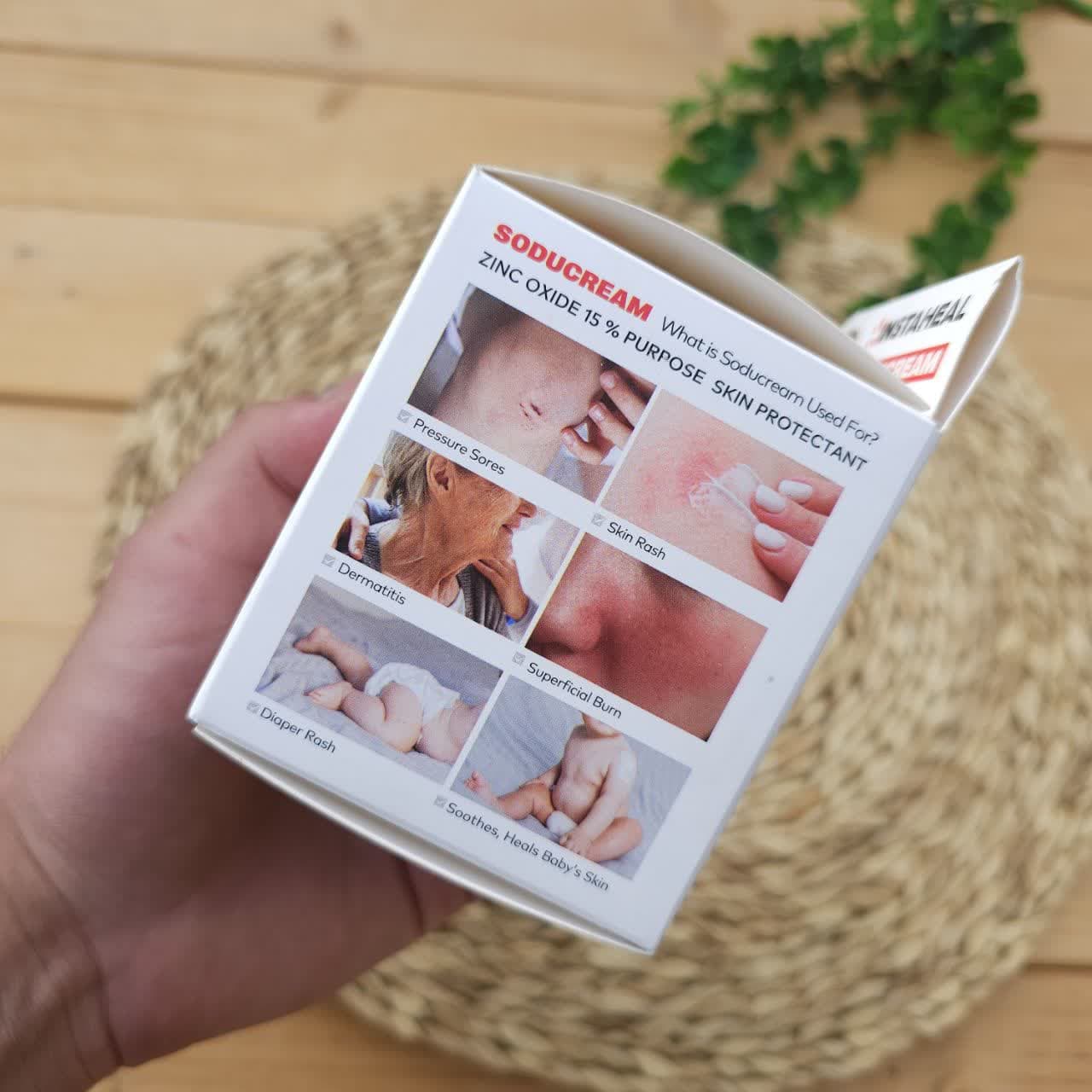 سودوکرم اینستاهیل (ترمیم کننده و ضدالتهاب) 120 گرمی بی بی لند — تصویر ۶